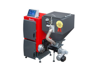 Kocioł na ekogroszek, na pellet, z podajnikiem, 5 klasa, Ekopel 10kW, technix sv200, sterownik dotykowy