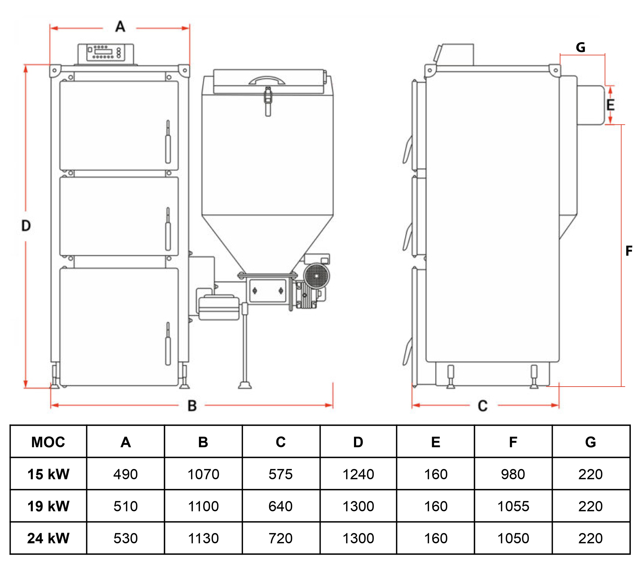 wymiary uniwersal plus